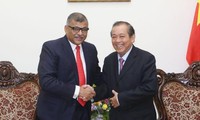 Phó Thủ tướng Trương Hòa Bình tiếp Chánh án Tòa án tối cao Singapore 
