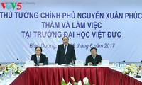Thủ tướng Nguyễn Xuân Phúc gợi ý mục tiêu phát triển mới cho Trường Đại học Việt Đức