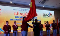 Lễ xuất quân của Đoàn thể thao Việt Nam tham dự Sea Games 29