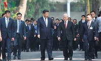 Tổng Bí thư Nguyễn Phú Trong dự tiệc trà cùng Tổng Bí thư, Chủ tịch Trung Quốc Tập Cận Bình