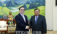 Lãnh đạo Đảng, Nhà nước Lào tiếp Đoàn đại biểu cấp cao thành phố Hà Nội