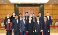  Tổng Bí thư Nguyễn Phú Trọng tiếp Đại sứ/Đại biện ngoại giao các nước ASEAN nhân dịp đầu xuân 2018