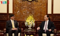 Chủ tịch nước Trần Đại Quang tiếp Đại sứ Thái Lan chào từ biệt nhân kết thúc nhiệm kỳ công tác