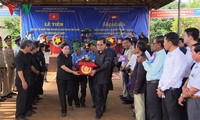Hồi hương hài cốt liệt sỹ quân tình nguyện Việt Nam hy sinh ở Campuchia về nước