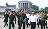 Thủ tướng Nguyễn Xuân Phúc kiểm tra công tác tu bổ định kỳ Công trình Lăng Chủ tịch Hồ Chí Minh