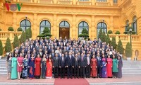 Chủ tịch nước Trần Đại Quang gặp mặt các Trưởng Cơ quan đại diện Việt Nam ở nước ngoài