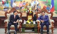 Lãnh đạo Lào đánh giá cao kết quả hợp tác giữa hai hệ thống tòa án Việt - Lào