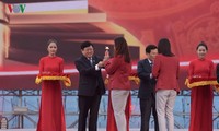 Tổng Giám đốc Đài TNVN Nguyễn Thế Kỷ dự lễ tôn vinh Đoàn thể thao Việt Nam
