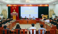 Chủ tịch Uỷ ban Trung ương MTTQ Việt Nam Trần Thanh Mẫn tiếp đoàn Giáo hội Tịnh độ Cư sỹ Phật hội Việt Nam