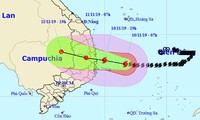 Đêm mùng 10, rạng sáng 11/11, bão số 6 có tên quốc tế là Nakri sẽ vào khu vực đất liền Việt Nam
