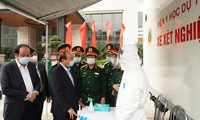 Thủ tướng Nguyễn Xuân Phúc ghi nhận tinh thần vì nhân dân quên mình của lượng vũ trang, trong phòng, chống dịch
