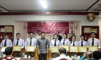  Bế giảng lớp học tiếng Việt Chương trình nâng cao cho cán bộ, chiến sĩ Bộ Công an Lào