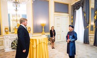 Đại sứ Việt Nam tại Hà Lan trình quốc thư lên Nhà vua Hà Lan 