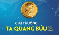 Giải thưởng Tạ Quang Bửu năm 2021 đề cử 2 giải thưởng chính và 2 giải thưởng trẻ