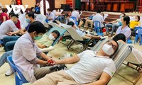 Đà Nẵng: Gần 600 người dân tham gia hiến máu tình nguyện