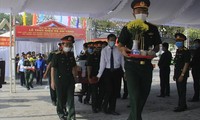 Tỉnh Quảng Trị tổ chức truy điệu, an táng 24 hài cốt liệt sĩ Việt Nam hy sinh tại Lào