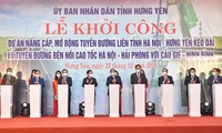 Thủ tướng Phạm Minh Chính dự lễ khởi công một số dự án hạ tầng chiến lược ở Hưng Yên