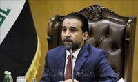 Chủ tịch Quốc hội Vương Đình Huệ chúc mừng Chủ tịch Quốc hội nước Cộng hòa Iraq