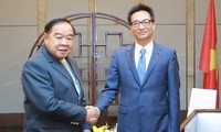 Phó Thủ tướng Vũ Đức Đam tiếp Phó Thủ tướng kiêm Chủ tịch Ủy ban Olympic Quốc gia Thái Lan