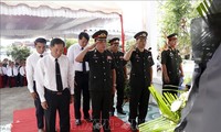 Tiếp nhận và hồi hương 96 hài cốt liệt sĩ Việt Nam hy sinh tại Lào 