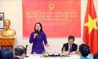 Phó Chủ tịch nước Võ Thị Ánh Xuân gặp gỡ cộng đồng người Việt Nam tại Na Uy
