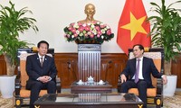 Bộ trưởng Ngoại giao Bùi Thanh Sơn tiếp nguyên Đại sứ đặc biệt Nhật Bản-Việt Nam