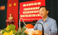 Phó Chủ tịch Quốc hội  Nguyễn Khắc Định thăm và chúc Tết đoàn Trường Sa