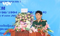 Kỷ niệm 30 năm Ngày truyền thống Đội tìm kiếm, quy tập hài cốt liệt sĩ quân khu 2 tại Lào 