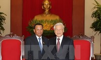 Генсек ЦК КПВ принял председателя Сената парламента Камбоджи