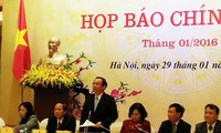 Состоялась первая в 2016 году очередная пресс-конференция вьетнамского правительства