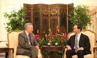 Чан Дай Куанг провёл переговоры и встречу с руководителями Сингапура
