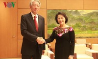 Спикер парламента Вьетнама Нгуен Тхи Ким Нган приняла вице-премьера Сингапура