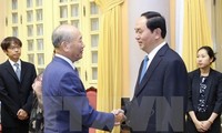 Президент СРВ принял зампредседателя Организации по содействию народной дипломатии Японии
