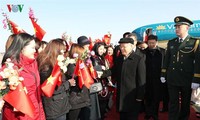 Генсек ЦК КПВ Нгуен Фу Чонг прибыл в Китай с официальным визитом