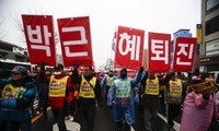 В Республике Корея продолжаются массовые акции протеста