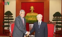 Генсекретарь ЦК КПВ Нгуен Фу Чонг принял премьер-министра Шри-Ланки