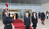 Во Франции состоялась торжественная церемония встречи главы Компартии Вьетнама