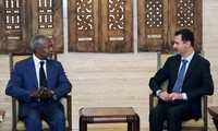 ทูตพิเศษโคฟี่อันนันและประธานาธิบดีซีเรียเห็นพ้องกันเกี่ยวกับมาตรการเพื่อยุติการปะทะในซีเรีย  