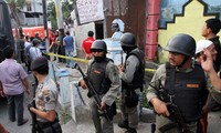 อินโดนีเซียจับกุมตัวผู้ต้องสงสัย๑๑คนที่วางแผนโจมตีสถานทูตสหรัฐ 