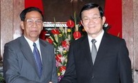 ประธานประเทศเวียดนามให้การต้อนรับคณะผู้แทนพรรคประชาชนกัมพูชา