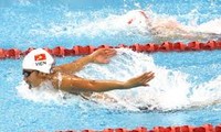 เงือกสาวเหงียนถิแอ๊งเวียนคว้าเหรียญทองแดงในการแข่งขันว่ายน้ำชิงแชมป์โลก