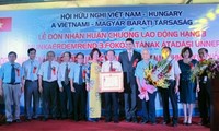สมาคมมิตรภาพเวียดนาม-ฮังการีรับมอบเหรียญอิสริยาภรณ์แรงงานชั้น๓