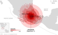 มีผู้สียชีวิตเกือบ250คนจากเหตุแผ่นดินไหวในประเทศเม็กซิโก