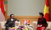 ประธานสภาแห่งชาติเวียดนามให้การต้อนรับคณะผู้แทนรัฐสภาอินโดนีเซียและมาเลเซีย
