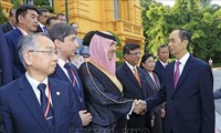 ประธานประเทศเวียดนามให้การต้อนรับหัวหน้าคณะผู้แทนที่เข้าร่วมการประชุม ASOSAI 14
