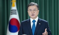 ประธานาธิบดีสาธารณรัฐเกาหลีเสนอให้ประกาศยุติสงครามระหว่างสองภาคเกาหลี 