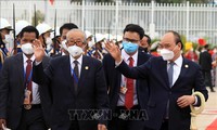 ประธานประเทศ เหงวียนซวนฟุกเสร็จสิ้นการเยือนกัมพูชาด้วยผลสำเร็จอย่างงดงาม