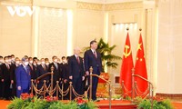แถลงการณ์ร่วมระหว่างเวียดนามกับจีน ผลักดันความสัมพันธ์หุ้นส่วนร่วมมือยุทธศาสตร์ในทุกด้านเวียดนาม-จีน