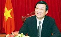 President Truong Tan Sang begins a state-level visit to China