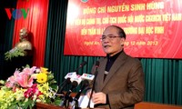 National Assembly Chairman visits Vinh University 